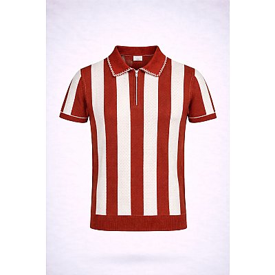 Le Riviera – Polo en Maille Verticale