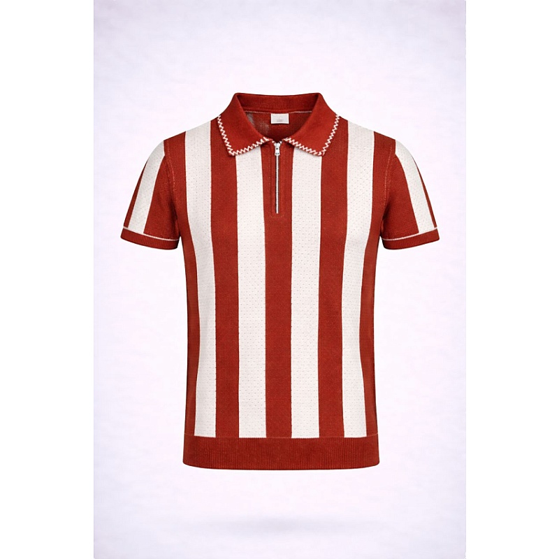 Le Riviera – Polo en Maille Verticale