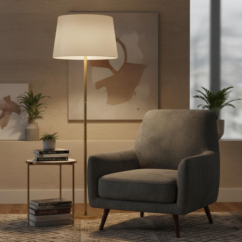 Lampadaire "Arc Lumineux"