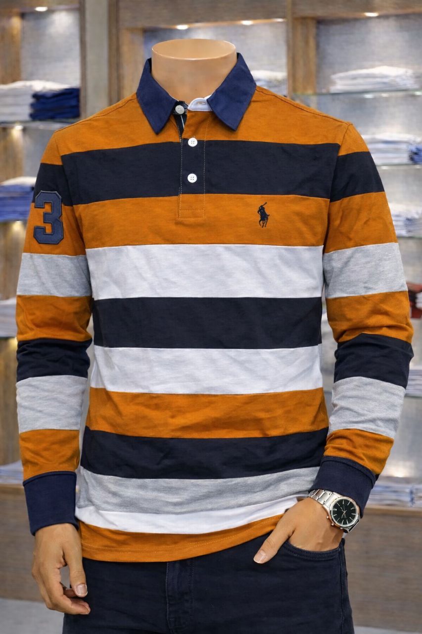L'Héritage Oxford – Polo Rugby Rayé Ralph Lauren